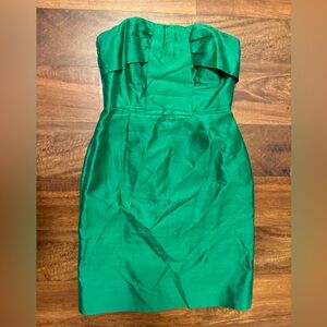 Kate Spade Green Strapless Dress